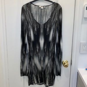 Helmut Lang Vertebrae Print Dress Size S